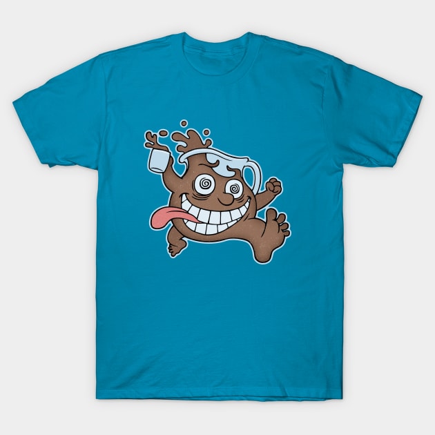 Caff-Aid Man T-Shirt by kbilltv